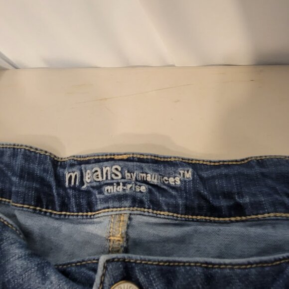 Maurice's M Jeans Size Mid Rise 24W PLUS Host Pick - Picture 2 of 6